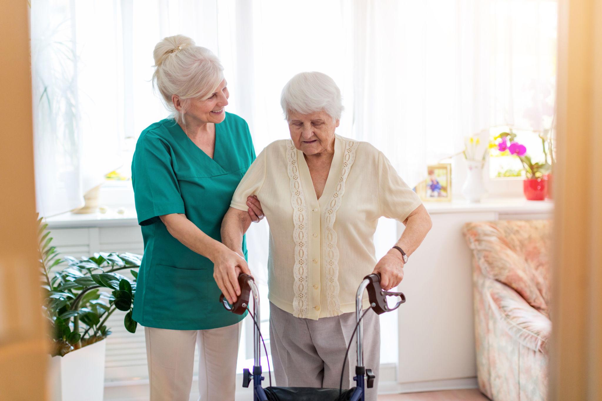Non-medical home care support for elderly client